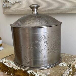 Vintage Metal Tea Canister